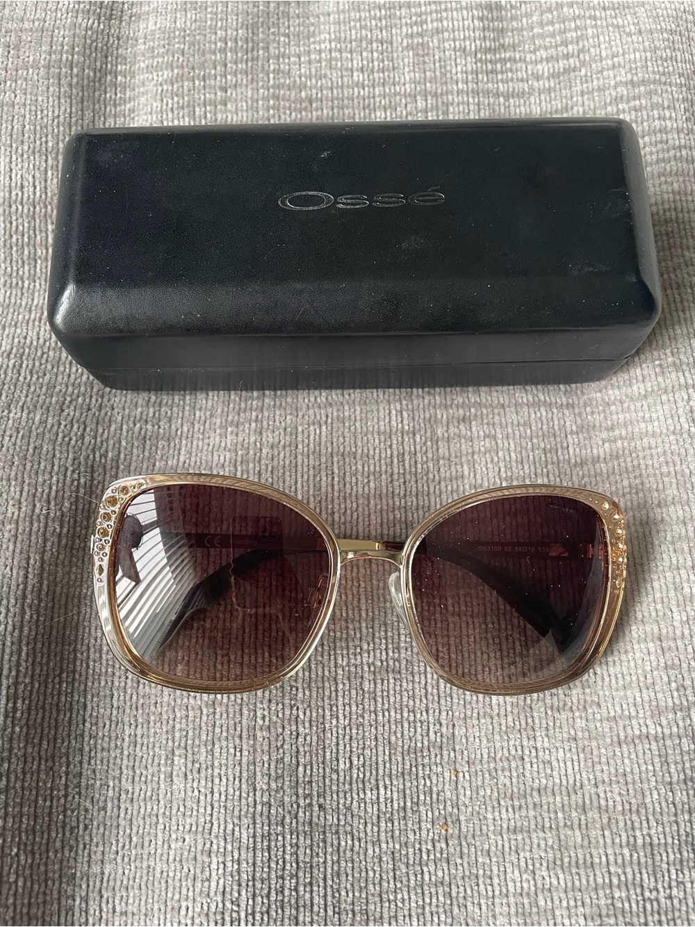 Ossé Brown & Gold Sunglasses